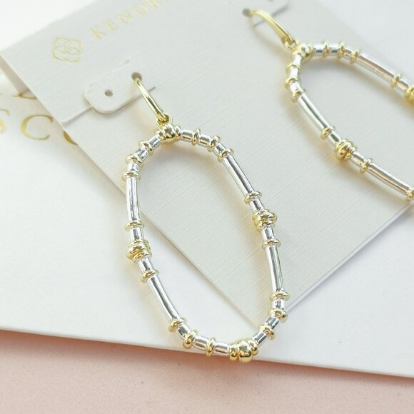 Kendra Scott Essie Collection. Mixed Metal Earrings - Picture 3 of 3